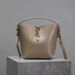 {Style No: 54K35PJG} YSL 25S LE 37 BUCKET 20 IN BEIGE CALFSKIN GOLD HARDWARE