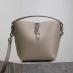 {Style No: IA6E37SU} YSL 25S LE 37 BAG 20 IN DUSTY GRAY CALFSKIN SILVER HARDWARE