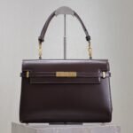 {Style No: 1NBTD4RH} MANHATTAN TOP HANDLE BAG 32 IN BRUNETTE BROWN CALFSKIN